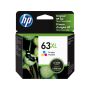 HP 63XL High Yield Tri-color Original Ink Cartridge, F6U63AN
