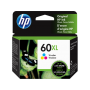 HP 60XL High Yield Tri-color Original Ink Cartridge, CC644WN